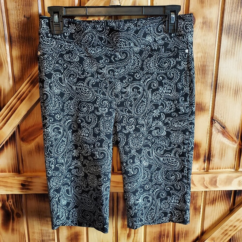 Rafaella Women's Supreme Stretch Pull On Comfort Bermuda Shorts